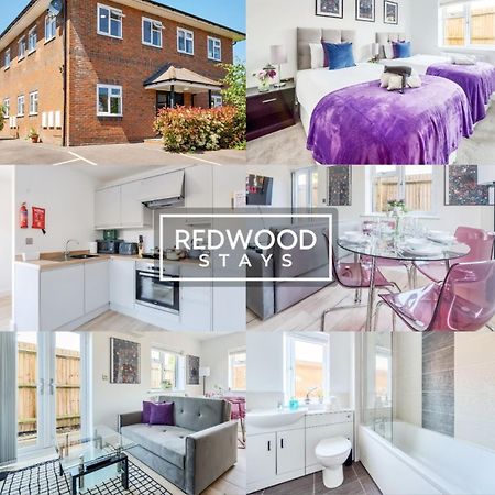 Modern Serviced Apartments For Contractors & Families With Free Parking, Wifi & Netflix By Redwood Stays باسينغستوك المظهر الخارجي الصورة